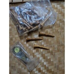 Vintage St. Andrews Old Course Golf Gift Set - Divot Tool, Ball Marker & Tees